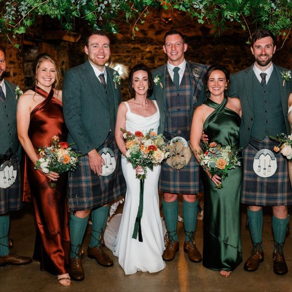 kirsy and andy group photograph