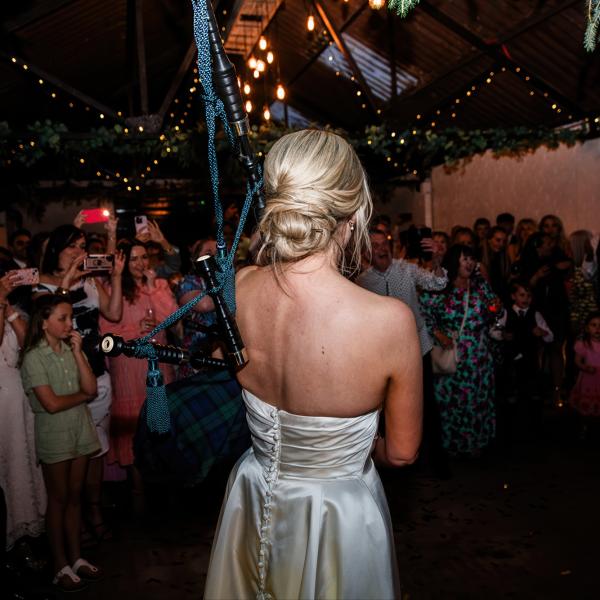 hannah and euan evening reception