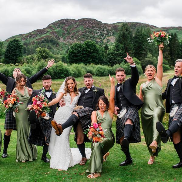 Mair and Andy Wedding Celebration by the loch