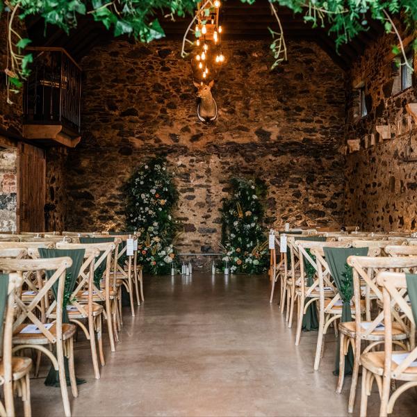 ceremony cardney steading wedding venue