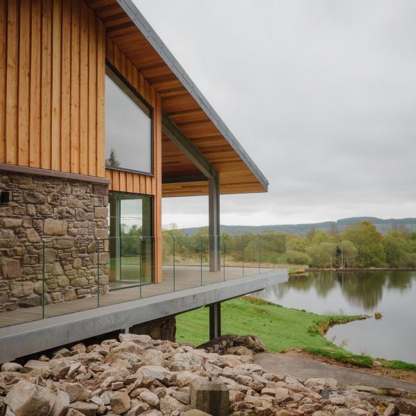 external view of the dalradian cardney estate perthshire