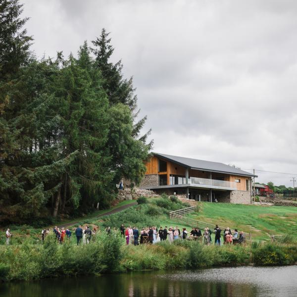 emily and michael lochside wedding reception