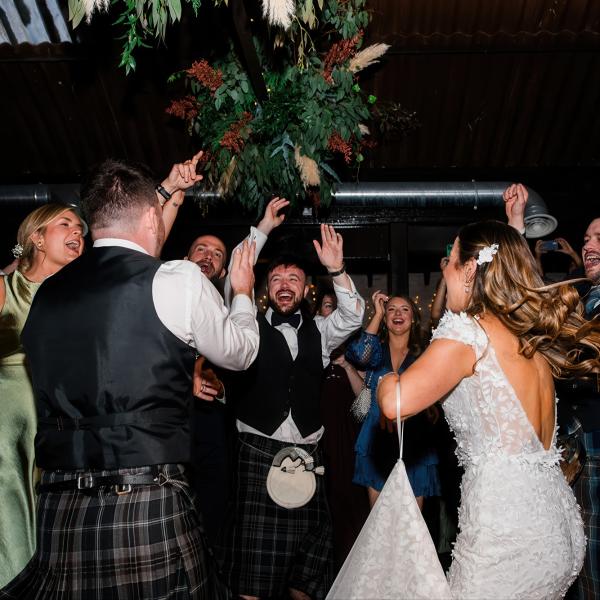 Mair and Andy evening celebration