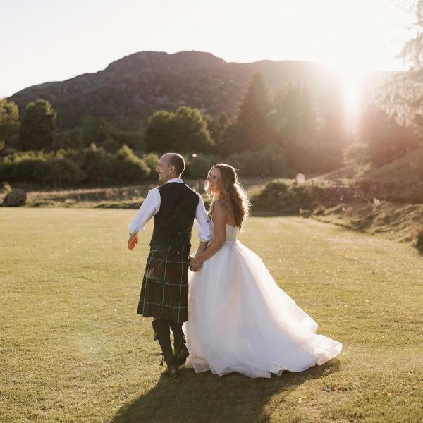 sara and andy highland wedding