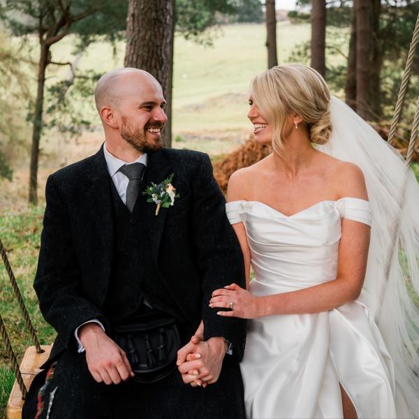 hannah and euan woodland wedding