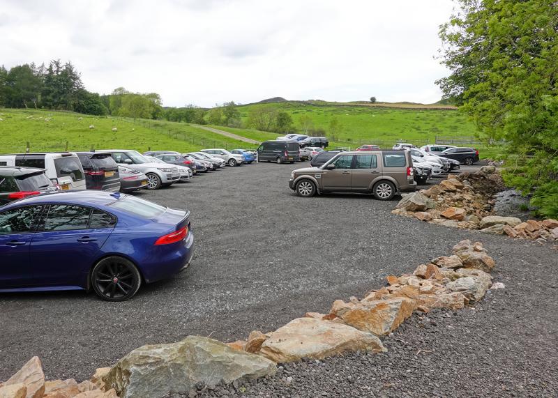 Car parking facilites at Cardney Steading weddings