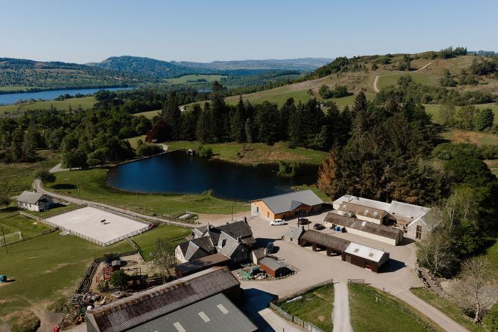 Exclusive-use barn wedding venue in Scotland at Cardney Steading